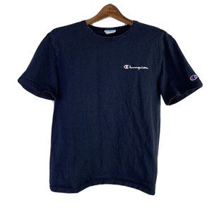 Vintage Champion Mens Medium Short Sleeve Tee T Shirt Spell Out Logo Embroidered